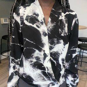 Black & White Marble Top